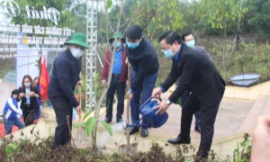 Lễ phát động Tháng Thanh niên và Tết trồng cây “Đời đời nhớ ơn Bác Hồ” năm 2021